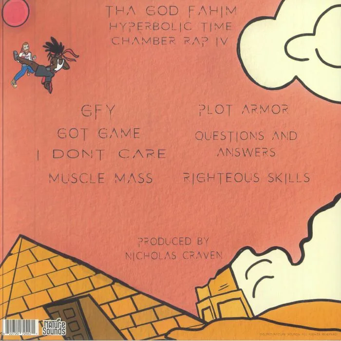 Обратная сторона обложки — THA GOD FAHIM — Hyperbolic Time Chamber Rap IV