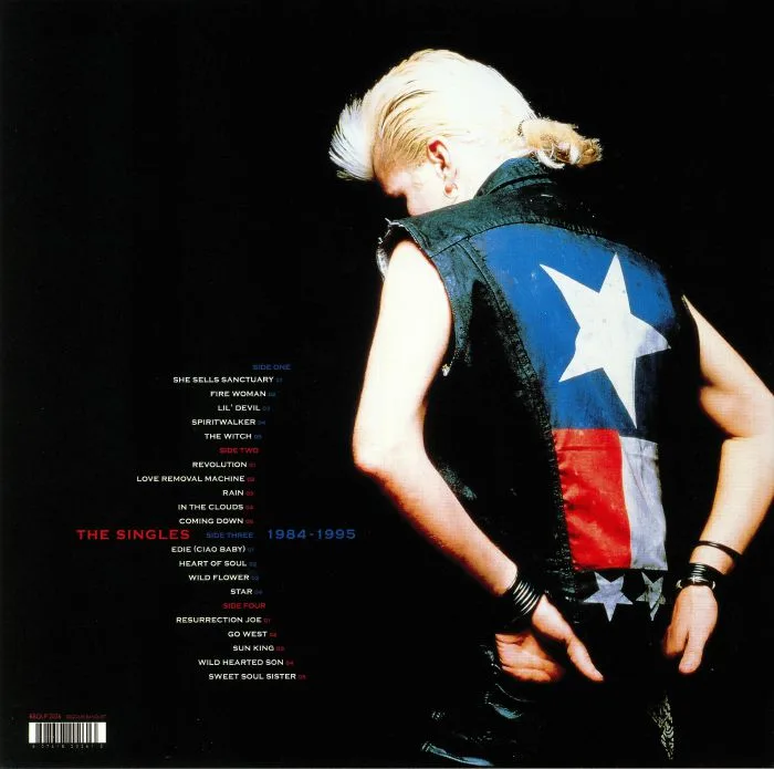 Back cover — The CULT — Pure Cult: The Singles 1984-1995