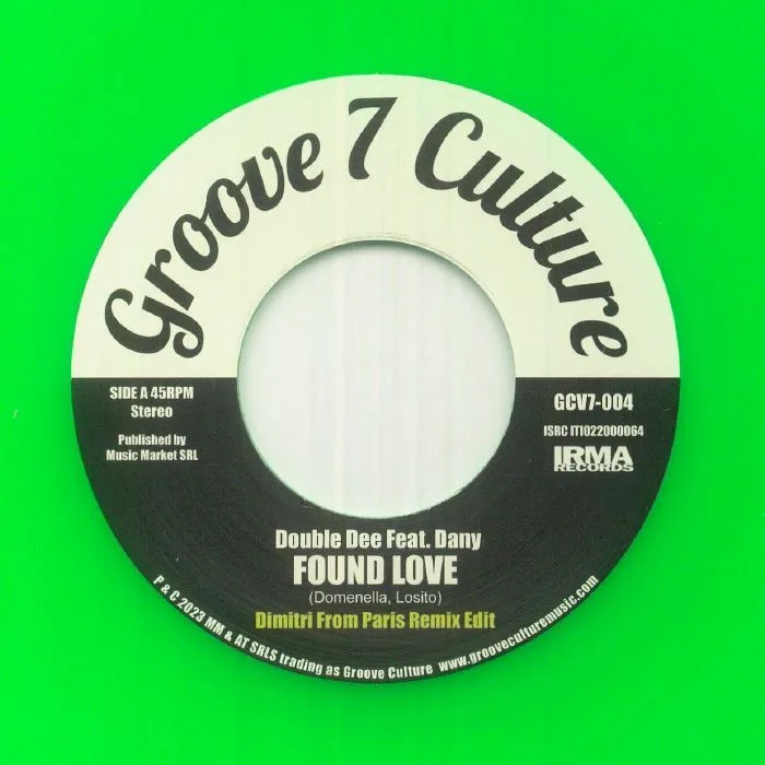 Лицевая сторона обложки — DOUBLE DEE / JESTOFUNK — Found Love