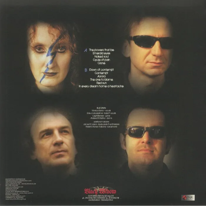 Обратная сторона обложки — BLUE DAWN — Cycle Of Pain