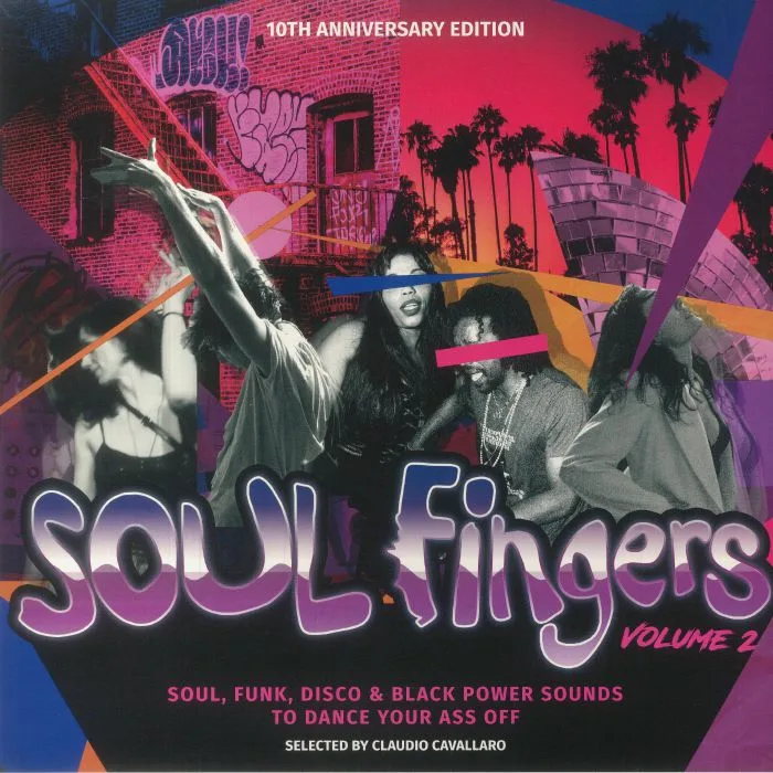 Лицевая сторона обложки — VARIOUS — Soul Fingers Volume 2 (10th Anniversary Edition)