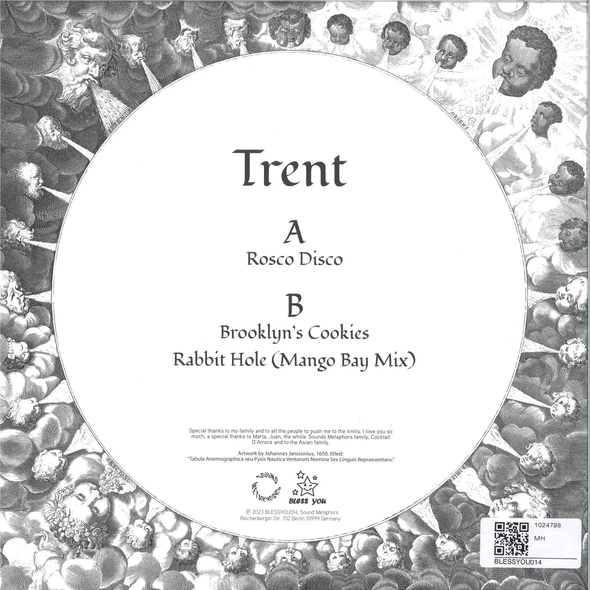 Back cover — Trent — Rosco Disco