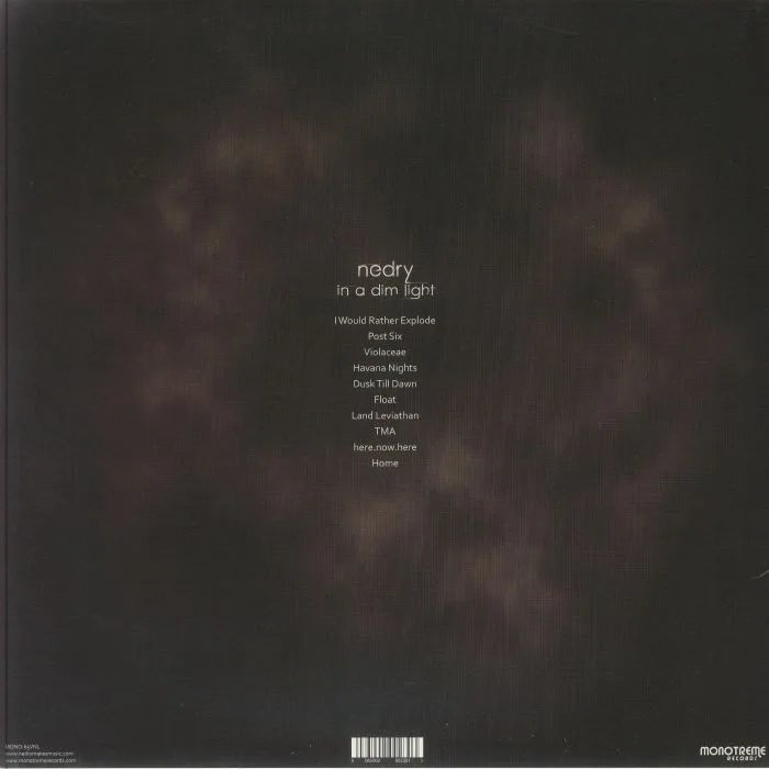 Обратная сторона обложки — NEDRY — In A Dim Light