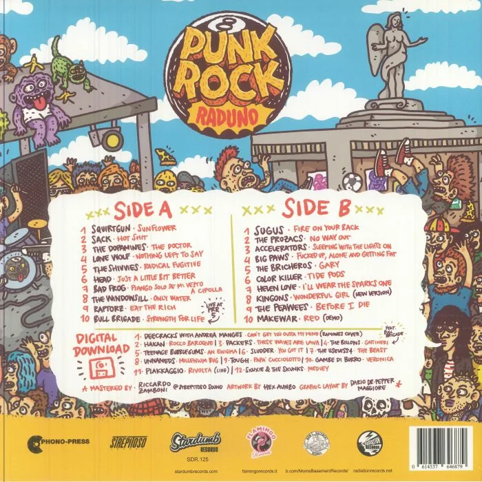 Обратная сторона обложки — VARIOUS — Punk Rock Raduno Vol 8