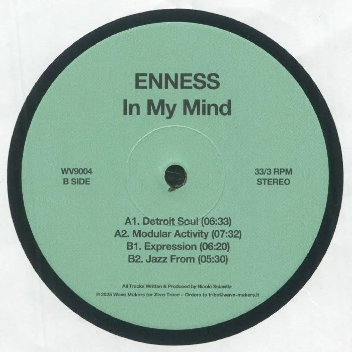 Обратная сторона обложки — ENNESS — In My Mind