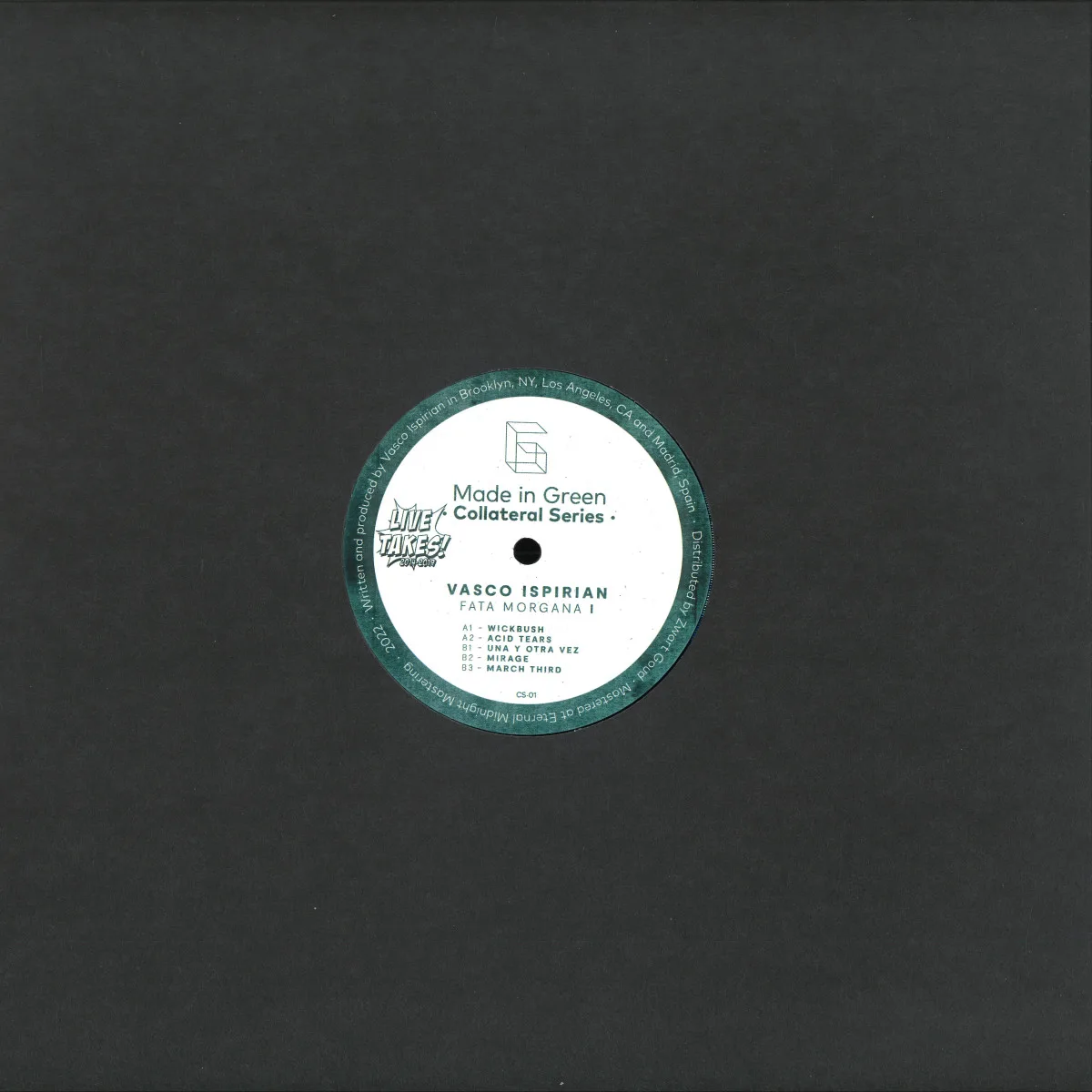 Back cover — Vasco Ispirian — FATA MORGANA I