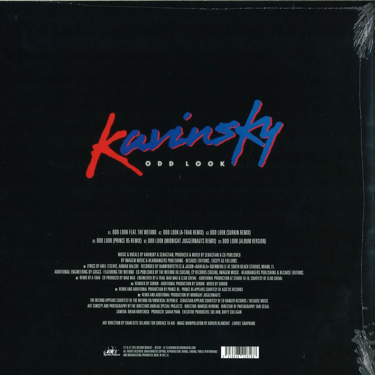 Back cover — Kavinsky — Odd Look
