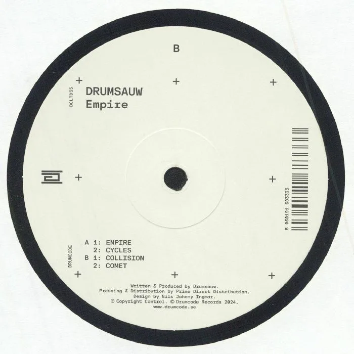 Back cover — DRUMSAUW — Empire