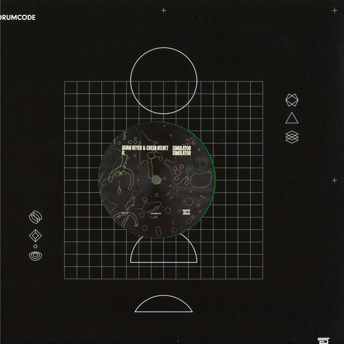 Back cover — Adam Beyer&Green Velvet — Simulator