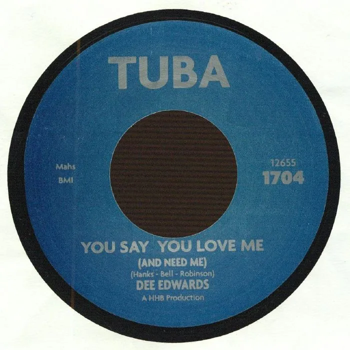 Лицевая сторона обложки — Dee EDWARDS — You Say You Love Me (reissue)