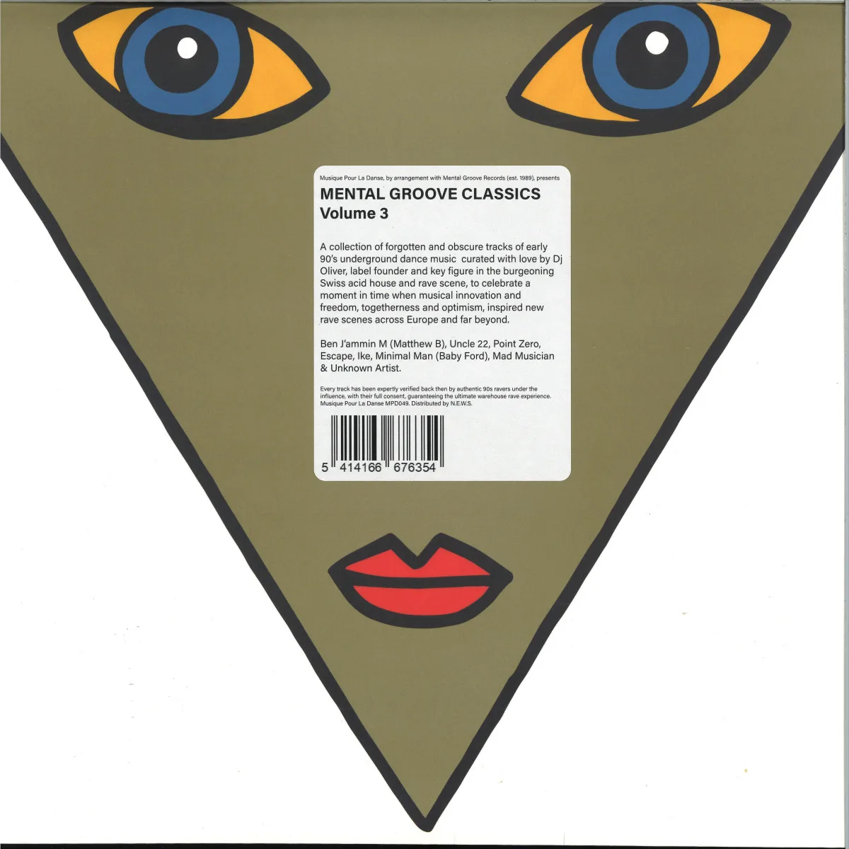 Various — MENTAL GROOVE CLASSICS VOL. 3 LP 2x12"