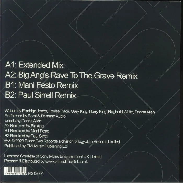 Back cover — BORAI / DENHAM AUDIO — Make Me