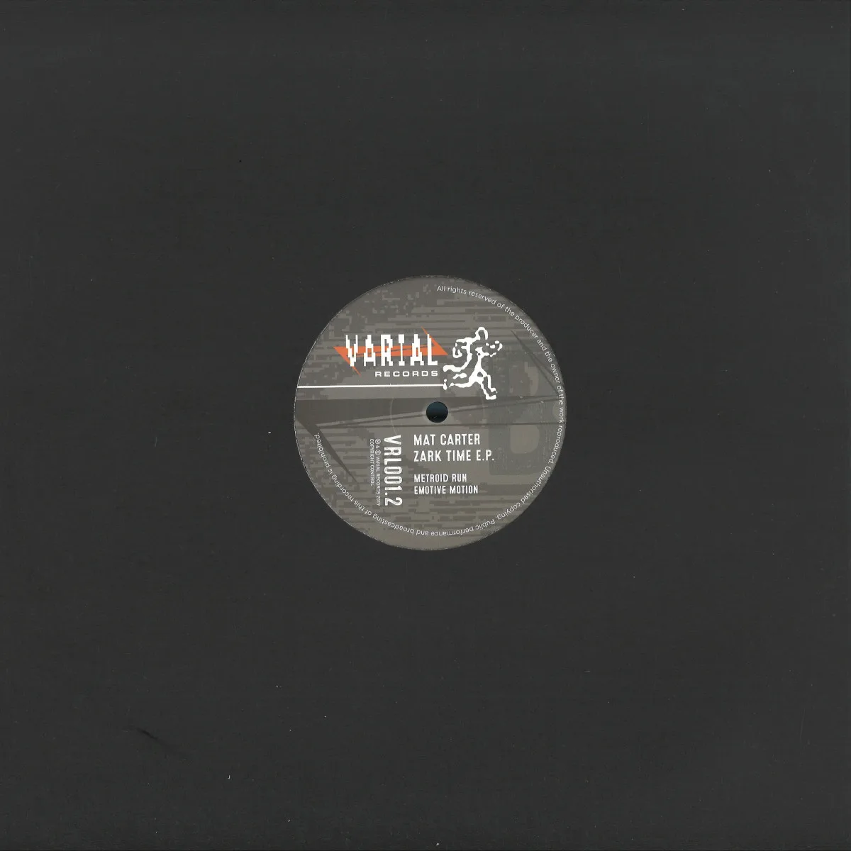 Back cover — Mat Carter — Zark Time E.P
