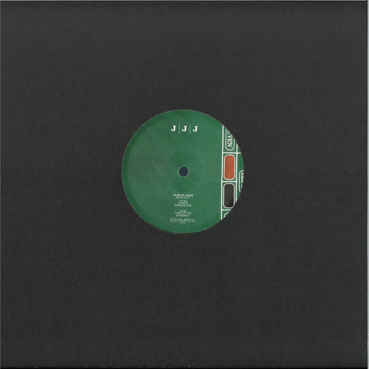 Back cover — Club Of Jacks — Always EP