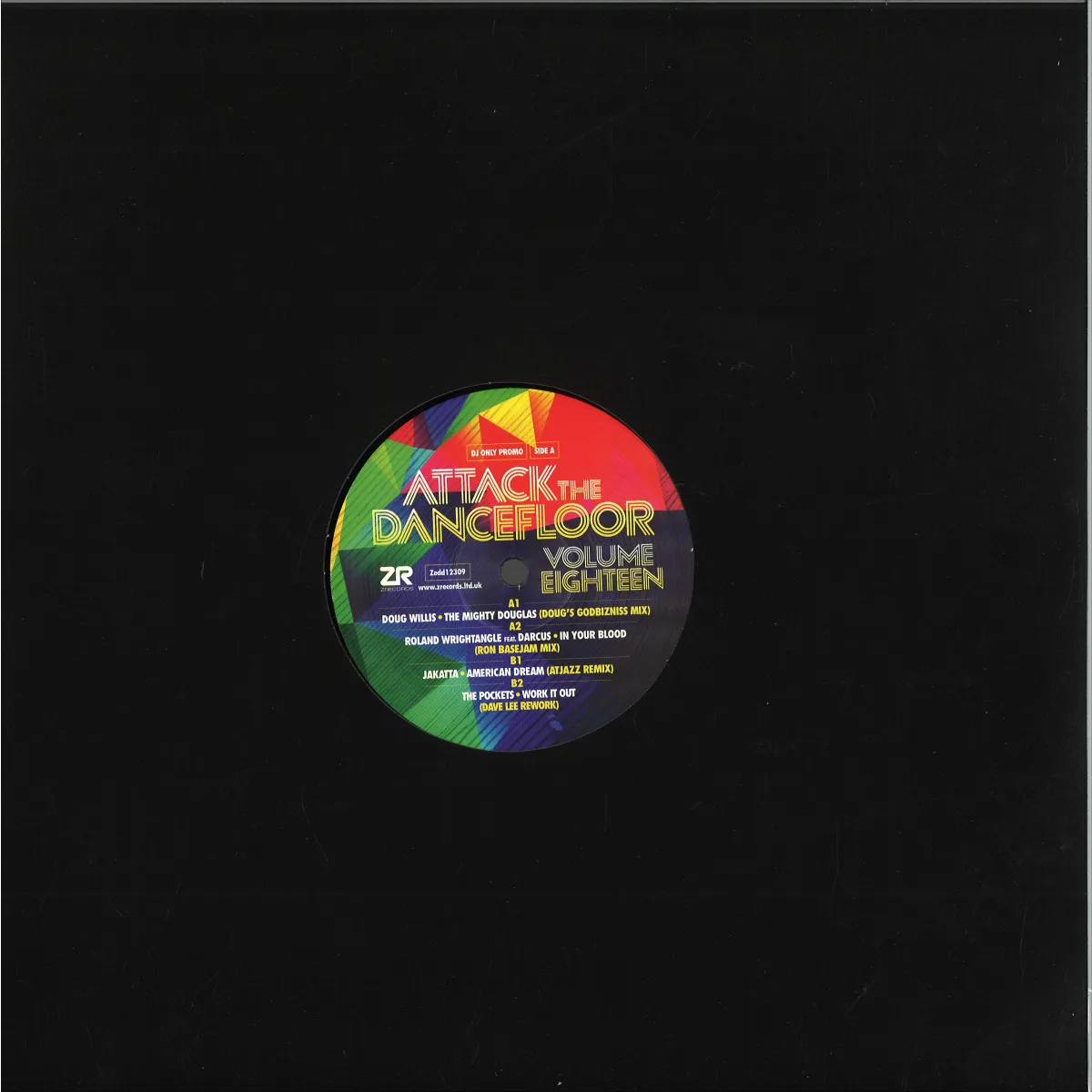 Back cover — Various — Attack The Dancefloor – Vol.18