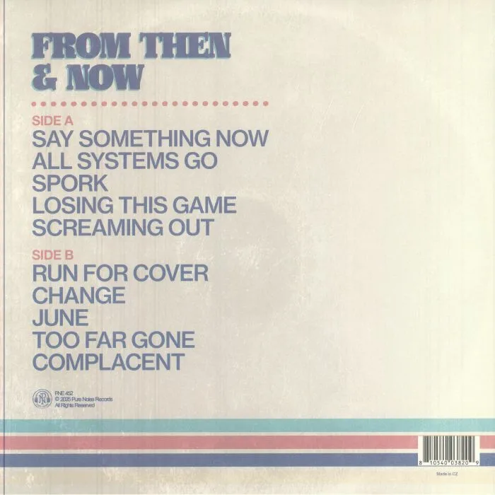 Back cover — SUPER SOMETIMES — From Then & Now