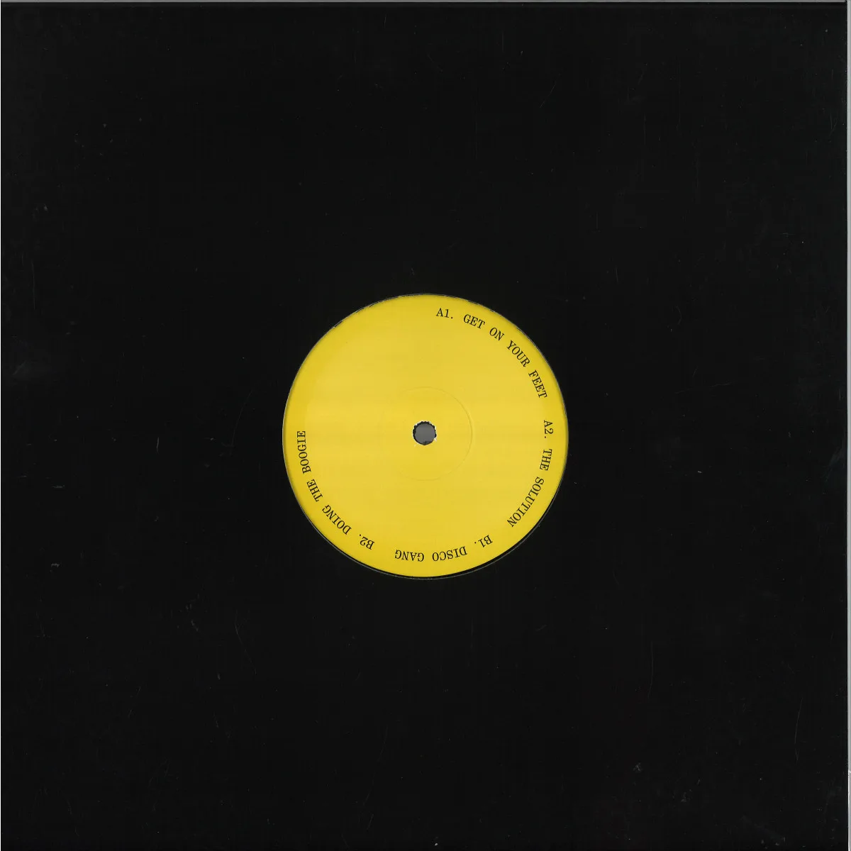 Back cover — C. Da Afro — Get On Your Feet EP