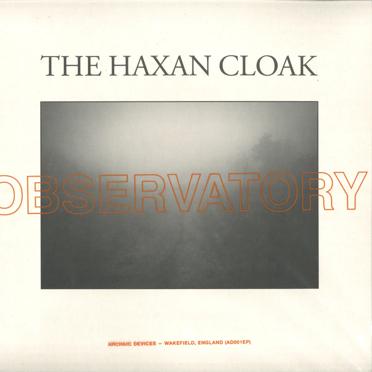 Обратная сторона обложки — The Haxan Cloak — Observatory