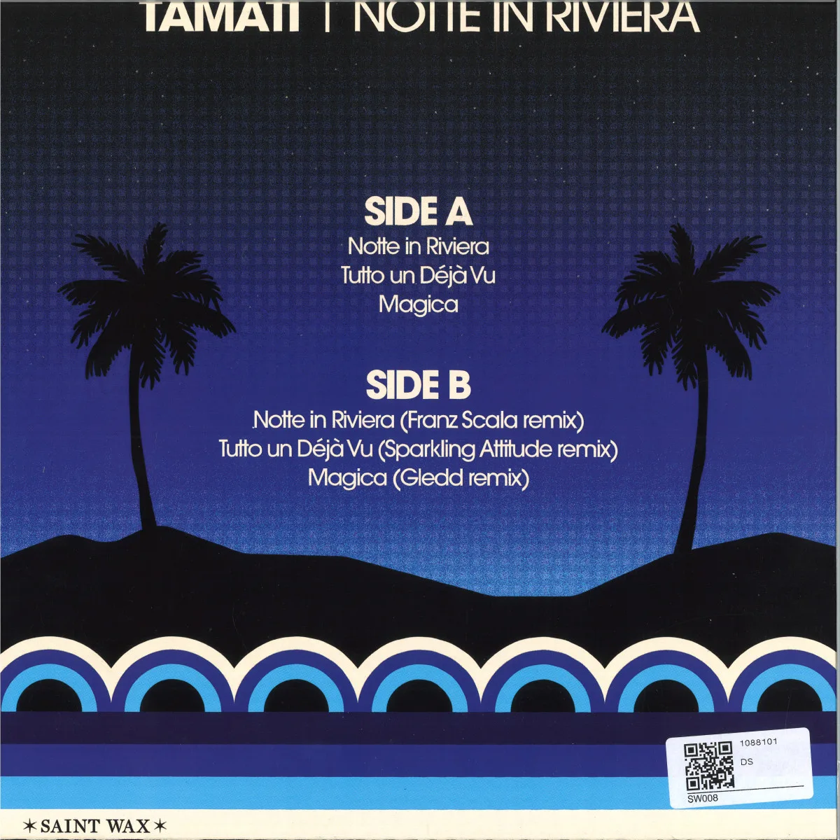 Обратная сторона обложки — Tamati — Notte In Riviera