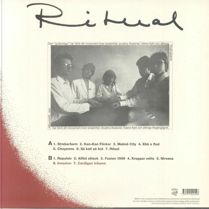 Back cover — GARBOCHOCK — Ritual (reissue)