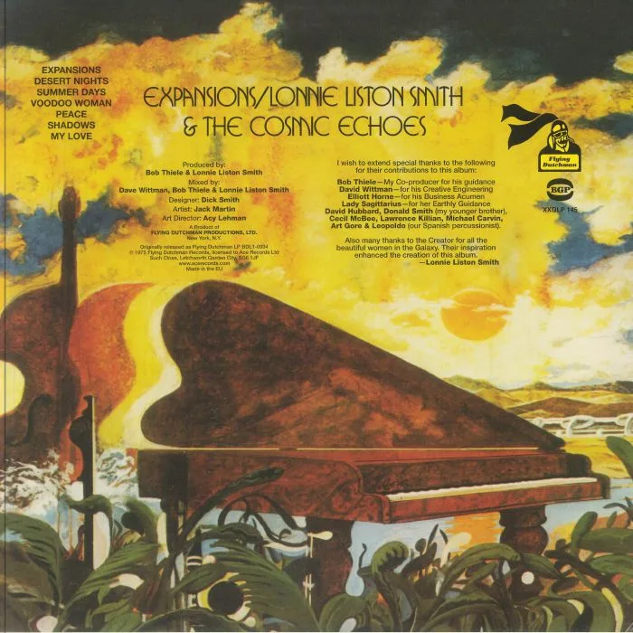 Back cover — Lonnie LISTON SMITH — Expansions (AAA Edition)