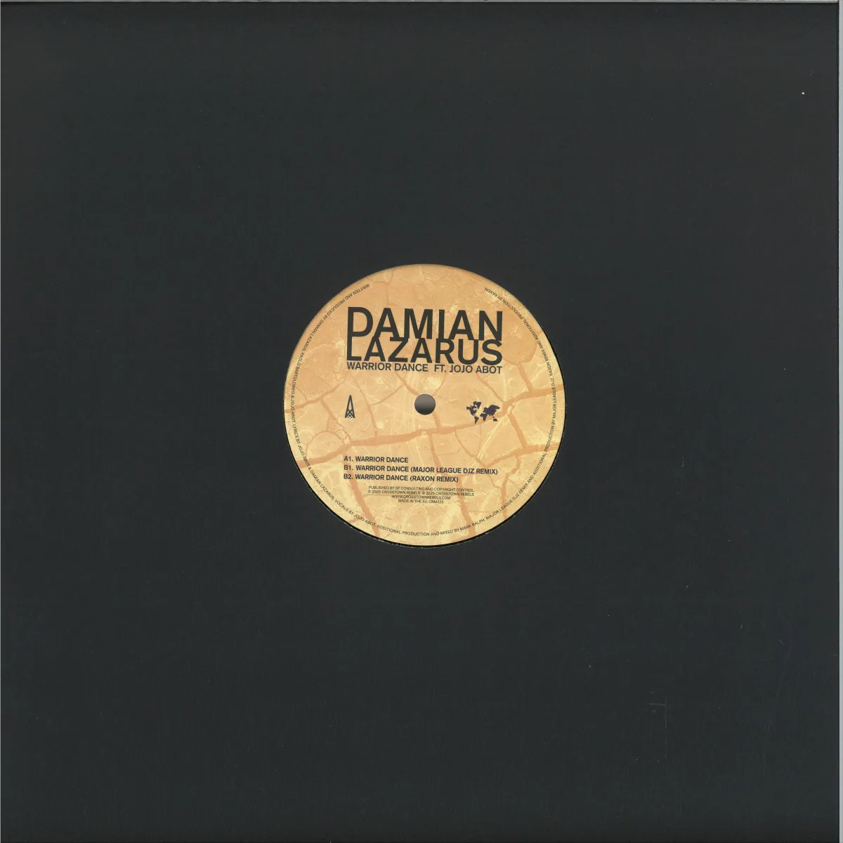 Back cover — Damian Lazarus ft. JOJO ABOT — Warrior Dance