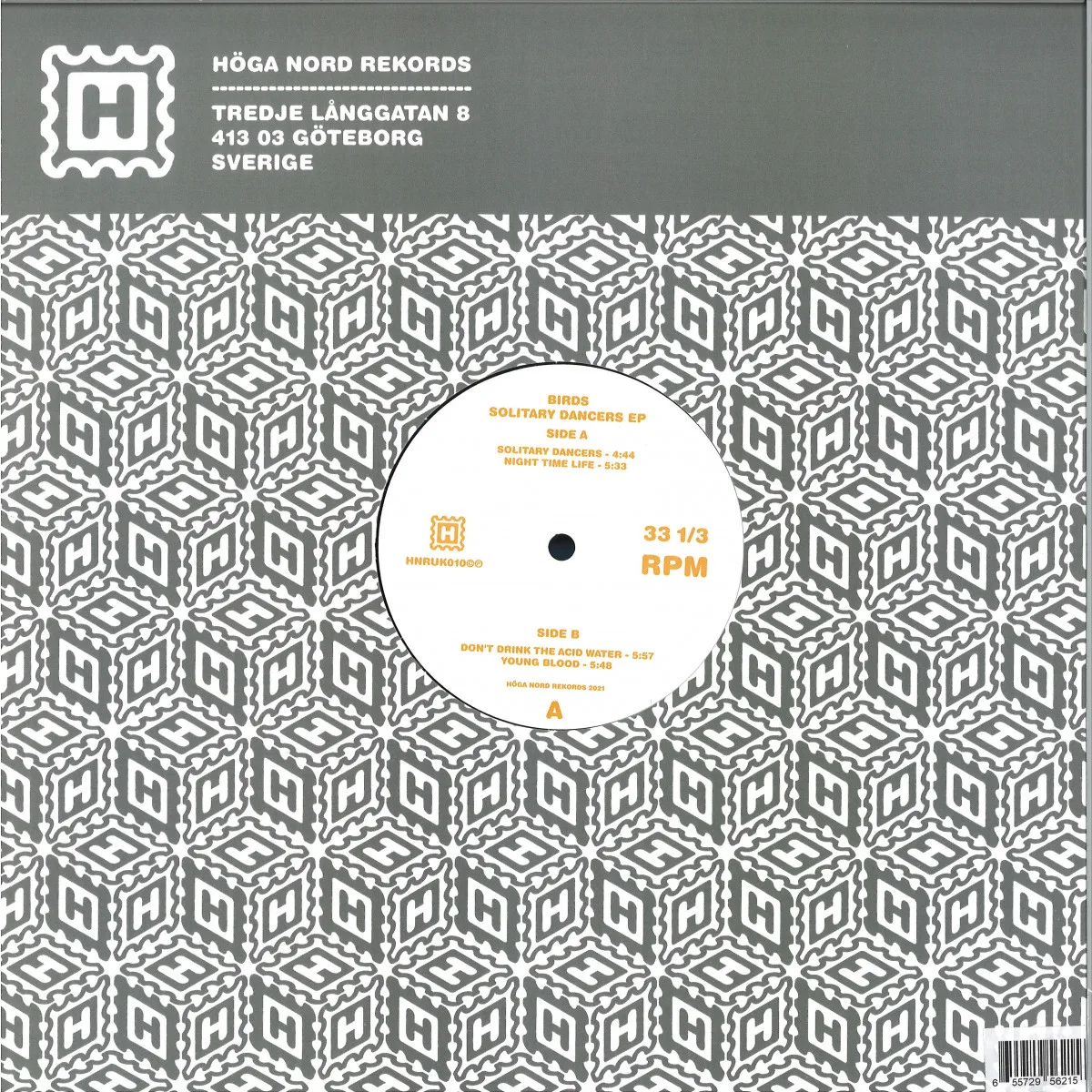 Back cover — Birds — Solitary Dancers EP