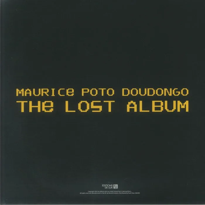 Back cover — Maurice Poto DOUDONGO — The Lost Album