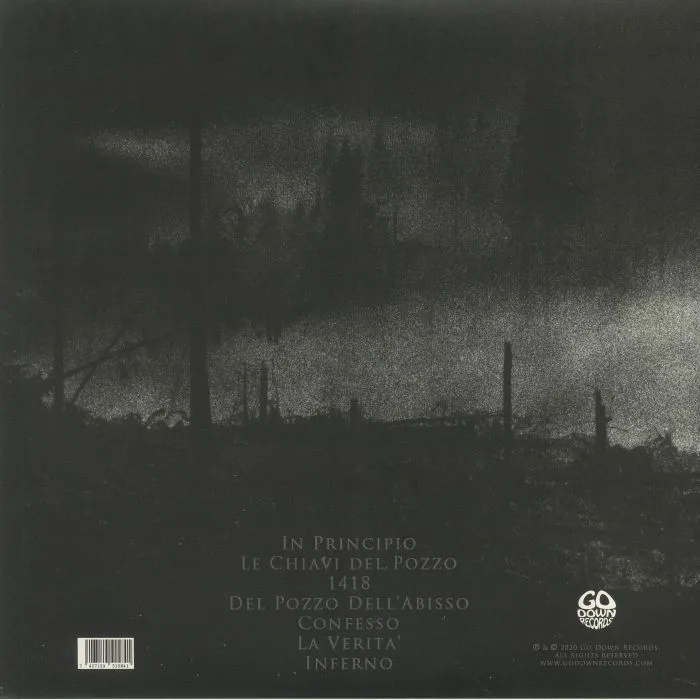 Back cover — BLEEDING EYES — Golgotha