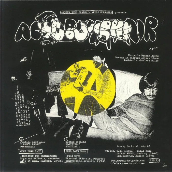Обратная сторона обложки — ACIDBOYCHAIR — Come Down Easy