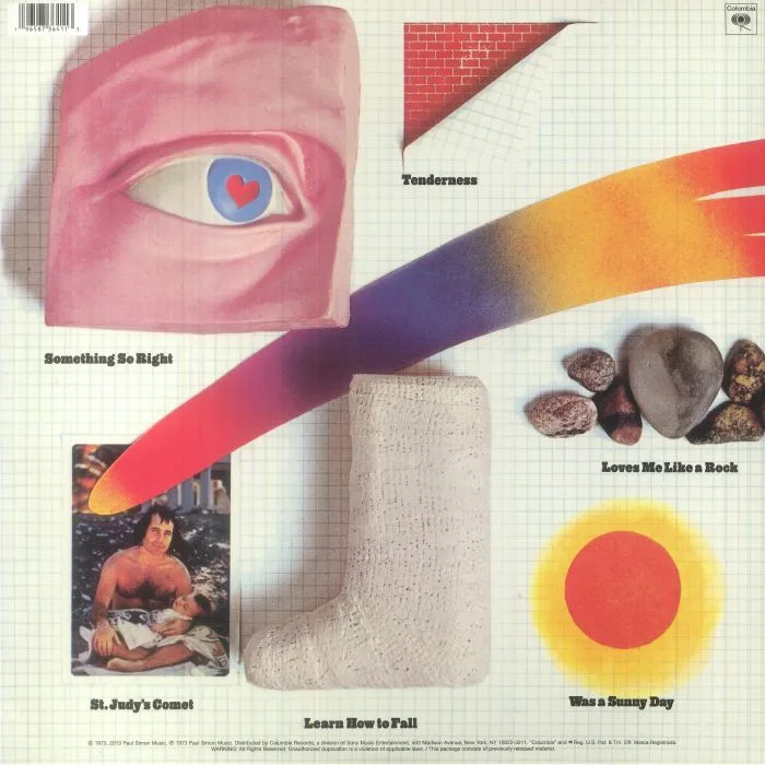 Back cover — Paul SIMON — There Goes Rhymin' Simon (reissue)
