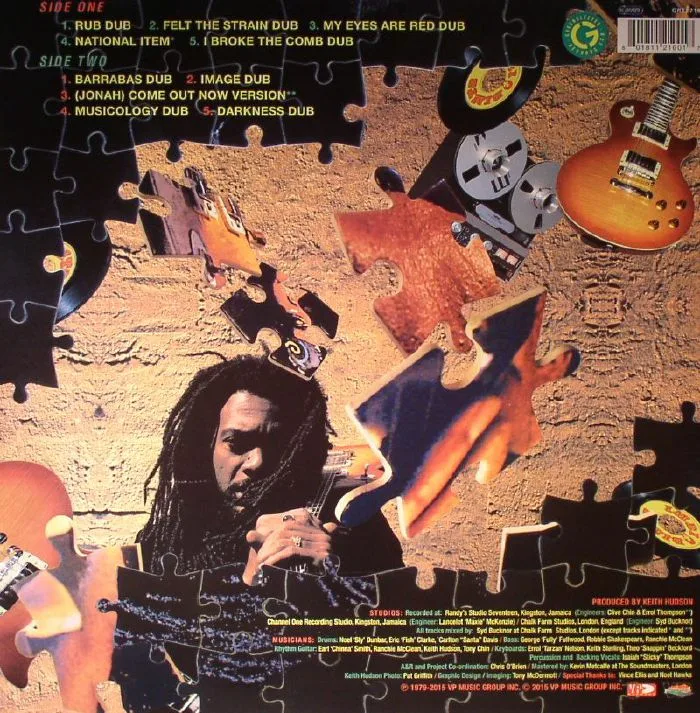 Обратная сторона обложки — Keith HUDSON — Rasta Communication In Dub
