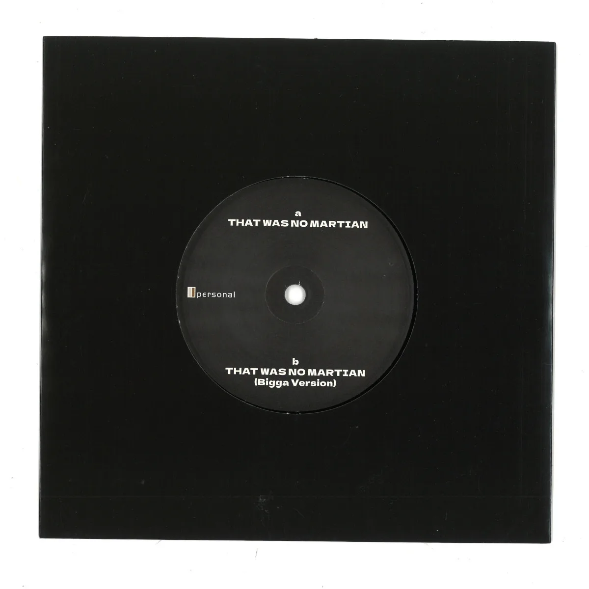 Обратная сторона обложки — Airgoose — That Was No Martian 7"