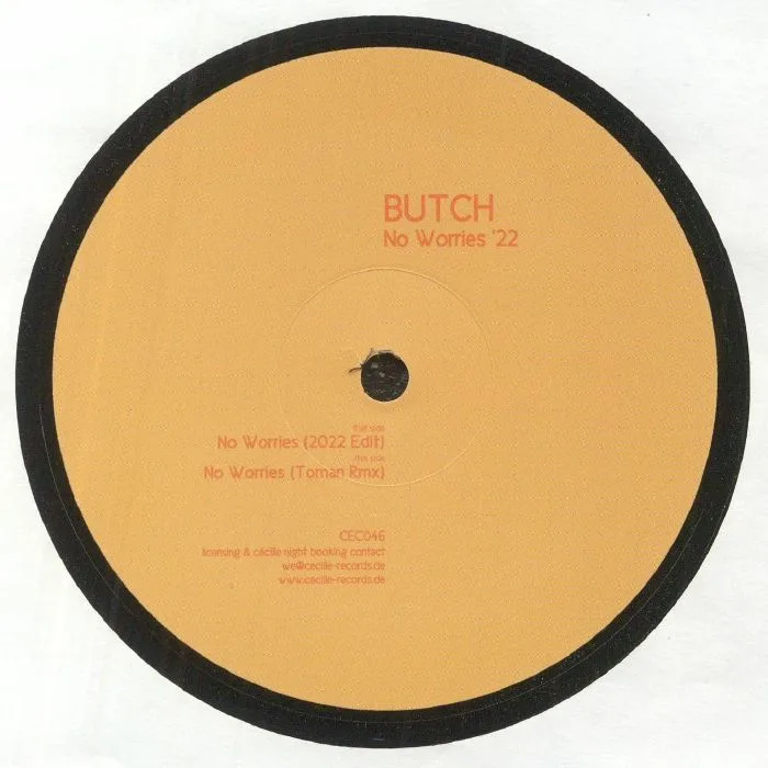 Back cover — BUTCH — No Worries '22