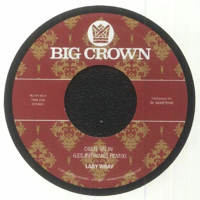 Front cover — LADY WRAY / LES IMPRIMES / SURPRISE CHEF — Come On In (Les Imprimes Remix)