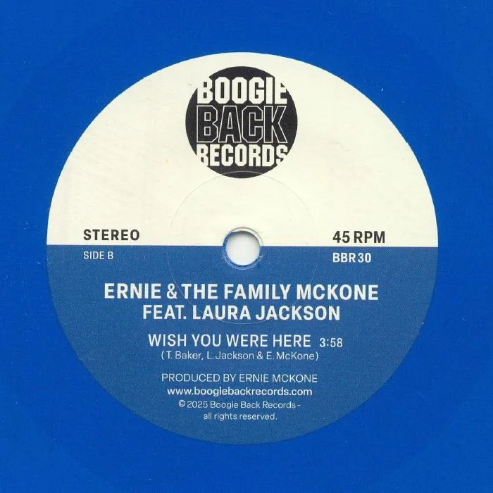 Back cover — ERNIE & THE FAMILY McKONE feat LAURA JACKSON — That Girl