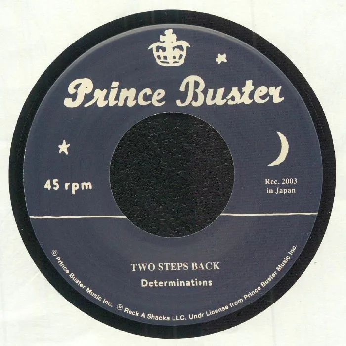 Обратная сторона обложки — PRINCE BUSTER with DETERMINATIONS — Ten Steps Ahead