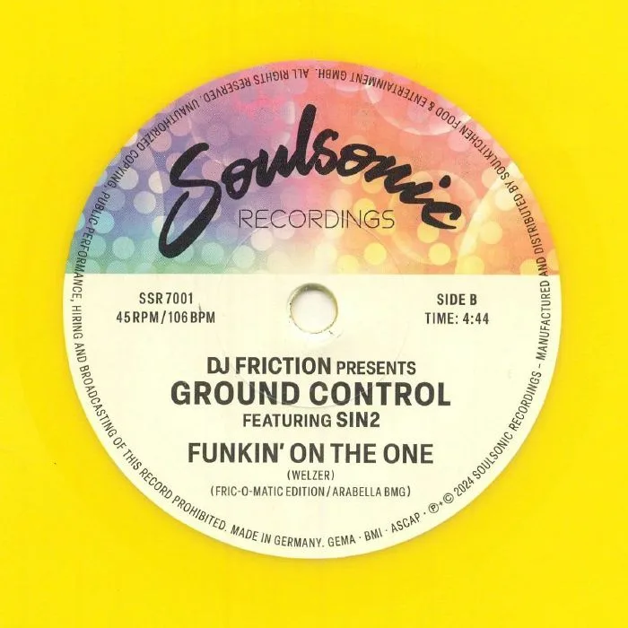Обратная сторона обложки — DJ FRICTION presents GROUND CONTROL — All Night Long