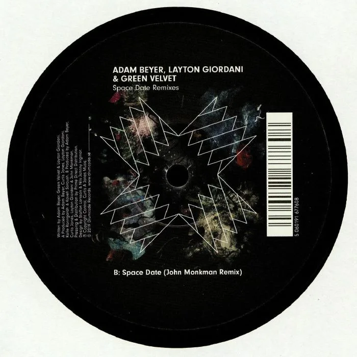 Back cover — Adam BEYER / LAYTON GIORDANI / GREEN VELVET — Space Date Remixes