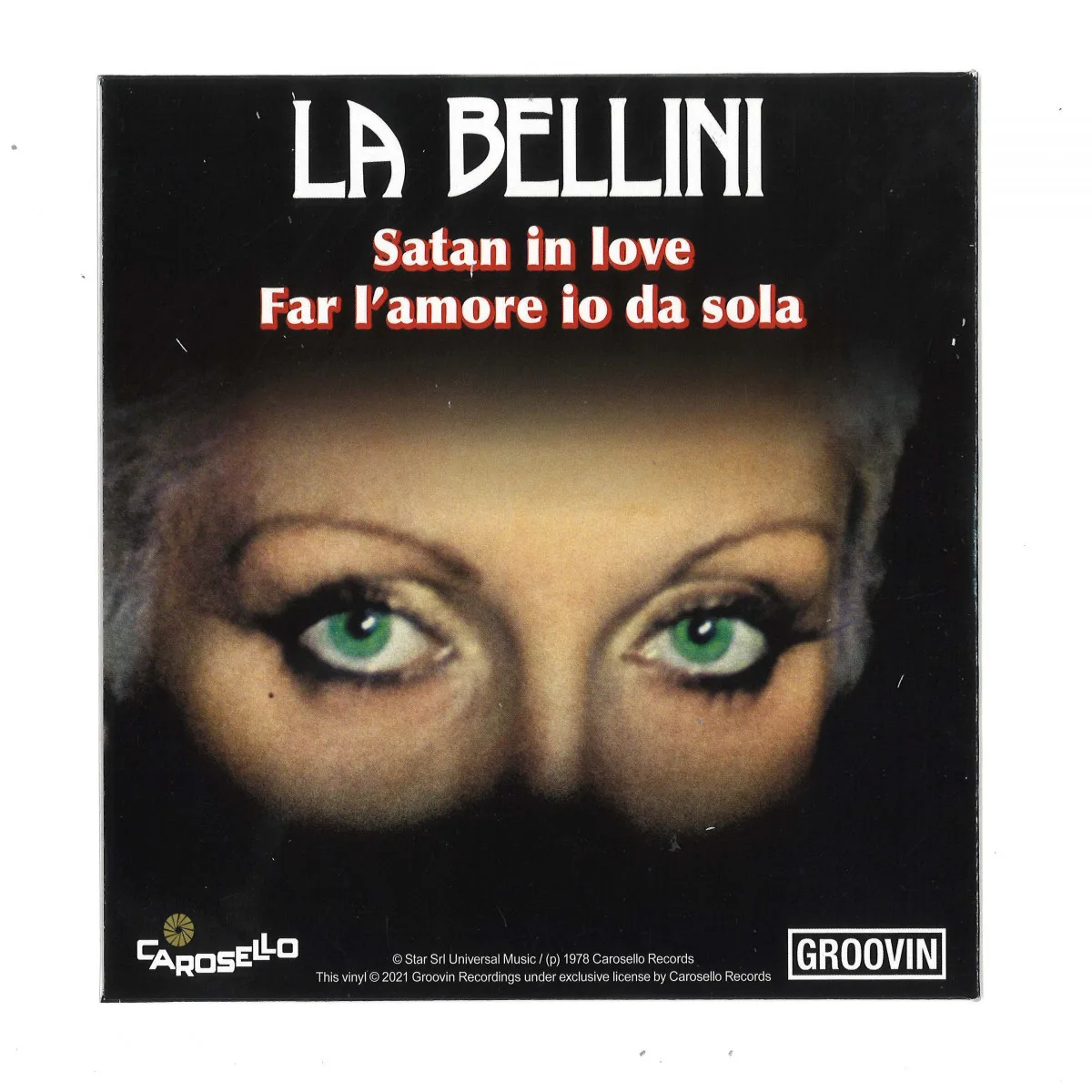 Обратная сторона обложки — LA BELLINI — SATAN IN LOVE