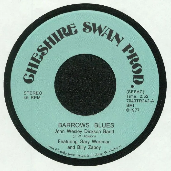 JOHN WESLEY DICKSON BAND — Barrows Blues