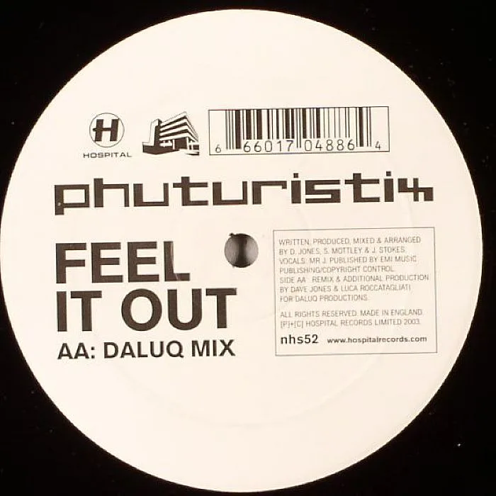 Back cover — PHUTURISTIX — Feel It Out