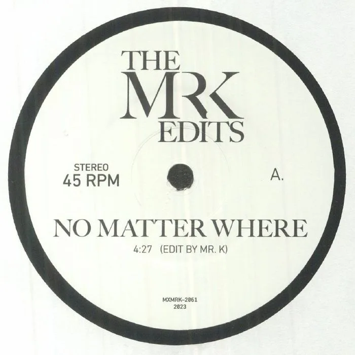 Front cover — The MR K EDITS — No Matter Where