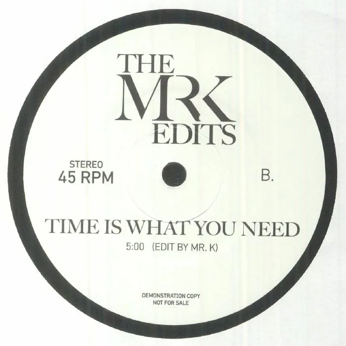 Back cover — The MR K EDITS — No Matter Where
