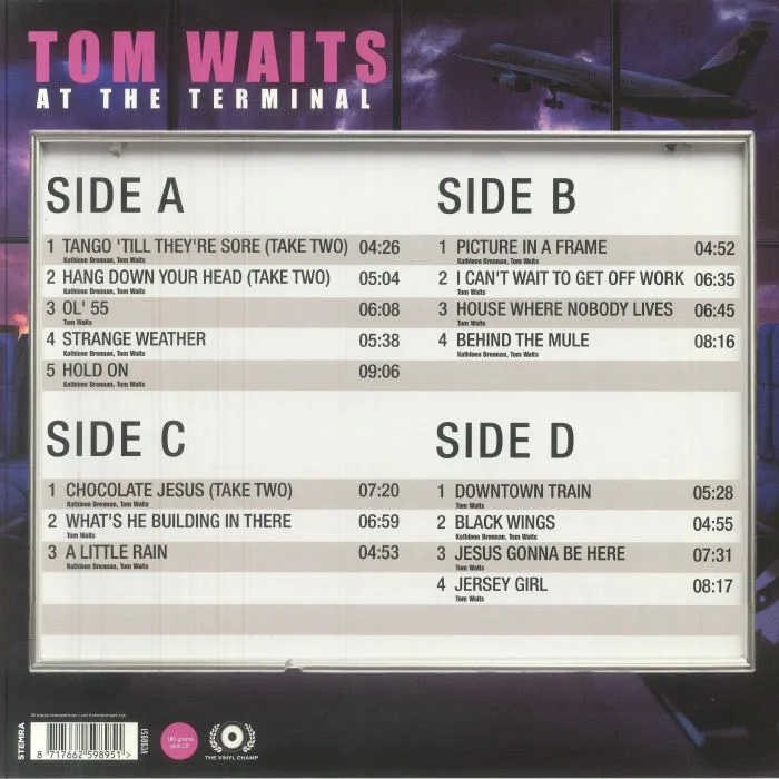 Обратная сторона обложки — Tom WAITS — At The Terminal