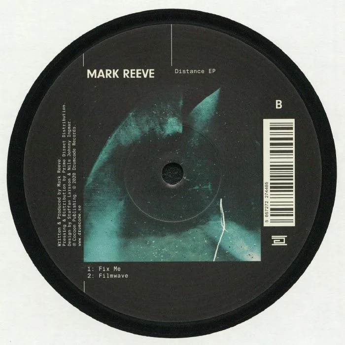 Обратная сторона обложки — Mark REEVE — Distance EP