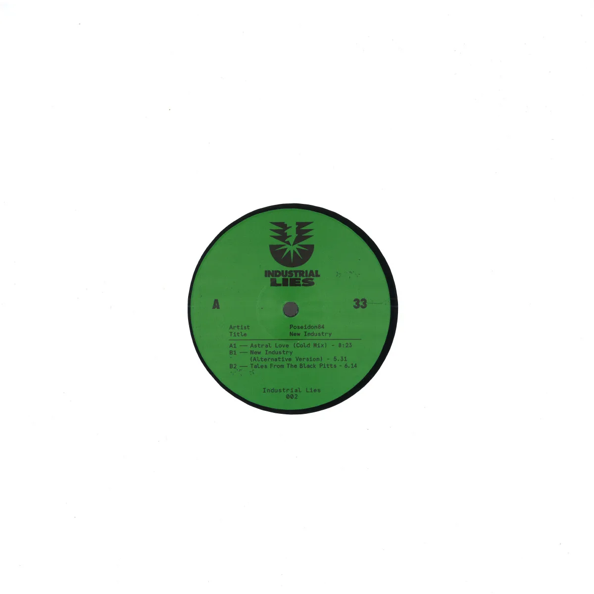Back cover — Poseidon84 — New Industry EP