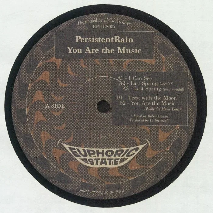 Лицевая сторона обложки — PERSISTENT RAIN — You Are The Music