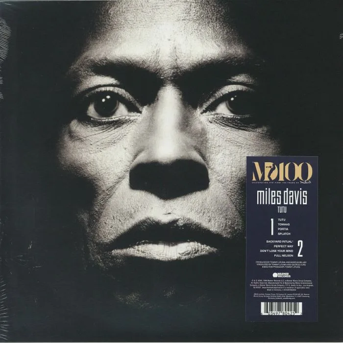 Лицевая сторона обложки — Miles DAVIS — Tutu (reissue)