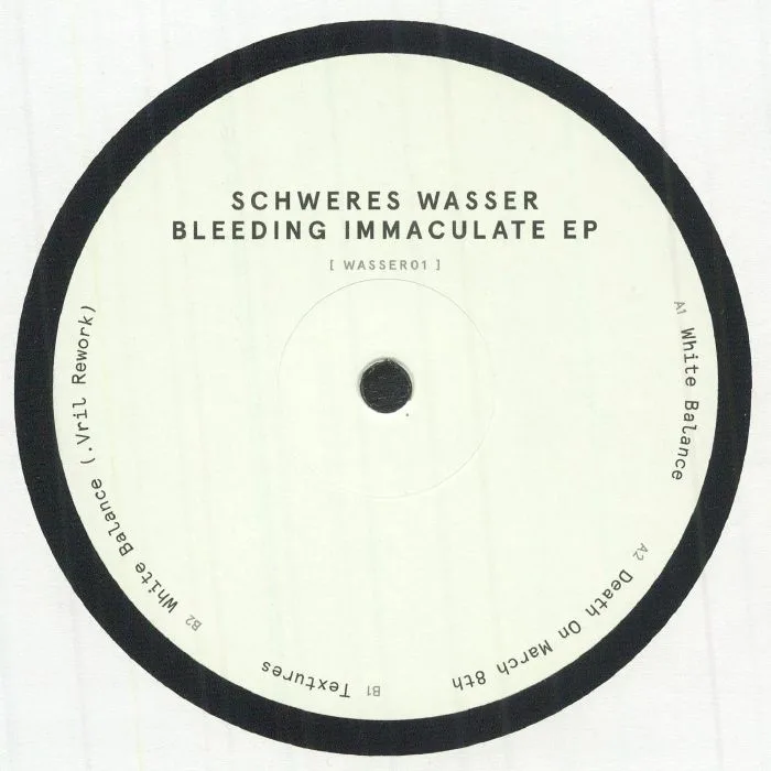 Back cover — SCHWERES WASSER — Bleeding Immaculate EP
